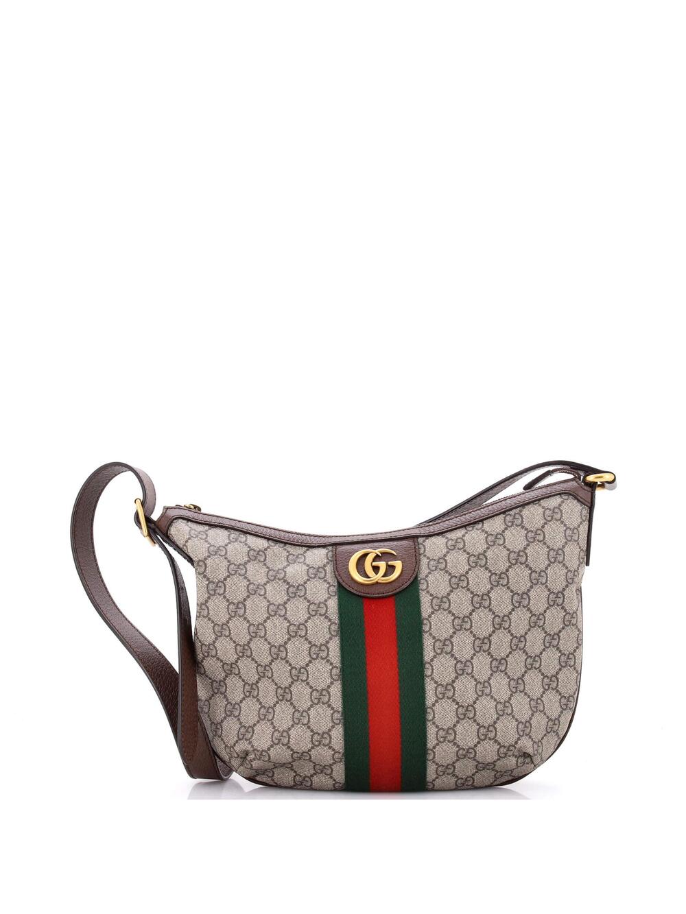Gucci Ophidia Half Moon Hobo Gg Coated #374916G12B
